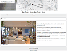 Tablet Screenshot of cap-riviera-deco.com